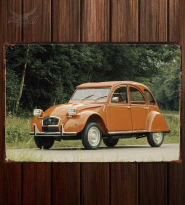 Металлическая табличка Citroen 2CV4